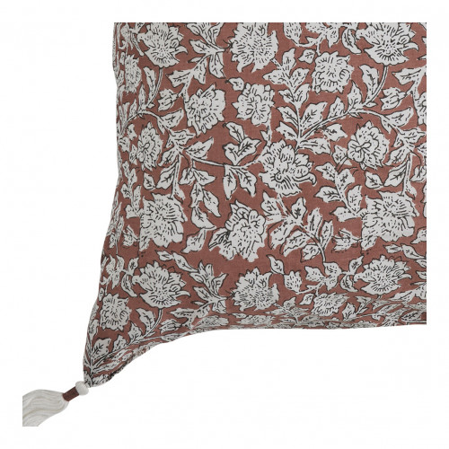 Housse de coussin ÉDEN en coton - Terracotta - 50 x 50 cm Housse de coussin ÉDEN en coton - Terracotta - 50 x 50 cm