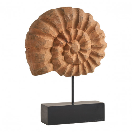 COQUILLAGE Statue in Mango Wood and Metal