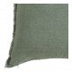 Housse de coussin CHLOE en lin lavé - Céladon - 50 x 50 cm
