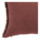 Housse de coussin CHLOE en lin lavé - Terracotta - 30 x 40 cm