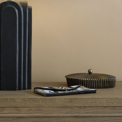 Boîte ARIELLE en métal doré - Grand modèle - 30 x 21 x 9 cm
