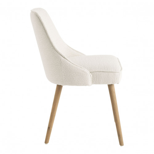 MARCUS Chair in Bouclé - Cream