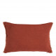 Housse de coussin CHLOÉ en lin lavé - Orange brûlé - 60 x 40 cm