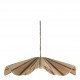 Suspension AIDA en raphia - Doré et naturel - ø 110 x 21 cm