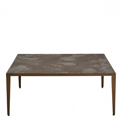 GIULIA coffee table in ceramic and metal