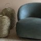 Lanterne APOLLO en métal tissé doré - Petit modèle - ø 32 x 47 cm