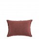 Housse de coussin CHLOÉ en lin lavé - Terracotta - 30 x 40 cm