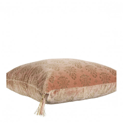 Housse de coussin AURORE en velours - Rose et doré - 50 x 50 cm Housse de coussin AURORE en velours - Rose et doré - 50 x 50 cm