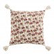 Housse de coussin COQUELICOT en polycoton - 50 x 50 cm