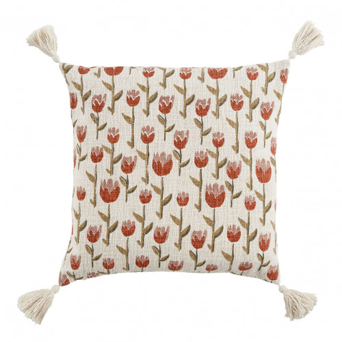 TULIPE polycotton cushion cover - 50 x 50 cm