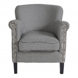 CLAUDE houndstooth armchair
