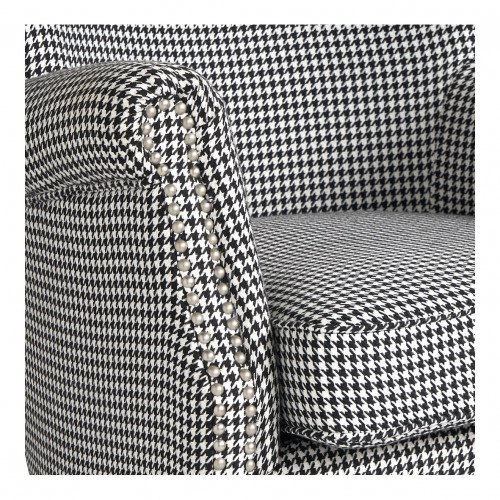 CLAUDE houndstooth armchair