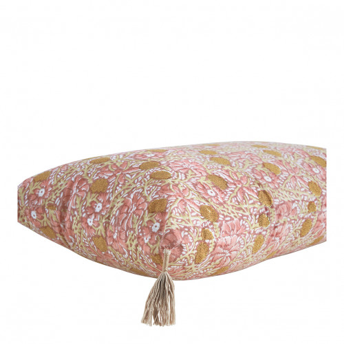 Housse de coussin JUNGLE en coton - Rose - 60 x 40 cm