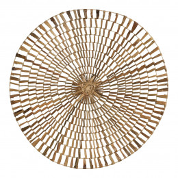 ALOHA wall decoration in water hyacinth - ø 81 cm