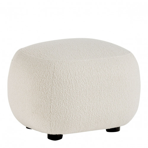LISETTE pouf in bouclé - Cream