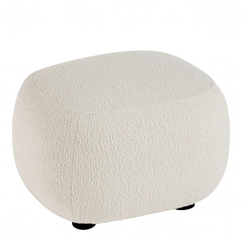 Pouf LISETTE en bouclette - Crème Pouf LISETTE en bouclette - Crème