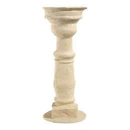Sellette décorative CALISTA en papier maché - H. 70 cm