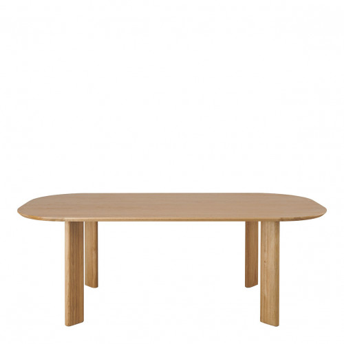 SIMONA table in light oak - 220 x 110 x 75 cm