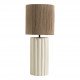 Pied de lampe ATHÉNA en céramique blanche - ø 17 x 50 cm
