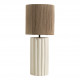 Pied de lampe ATHÉNA en céramique blanche - ø 17 x 50 cm