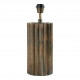 Pied de lampe ATHÉNA en métal finition laiton antique - ø 15 x 33 cm