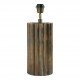 Pied de lampe ATHÉNA en métal finition laiton antique - ø 15 x 33 cm