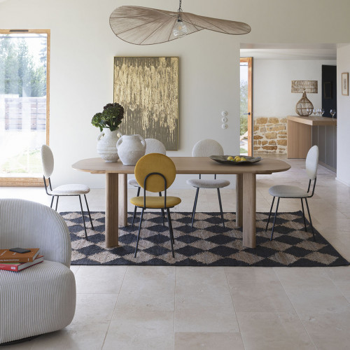 Tapis DIAMANT en jute - 300 x 200 cm