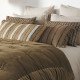 Futon MATTÉO en velours de coton et lin - 180 x 80 cm - Taupe