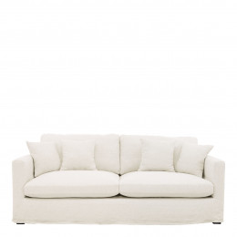 ANGIE Sofa in linen - White