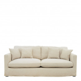 ANGIE Sofa in mixed linen - Ecru