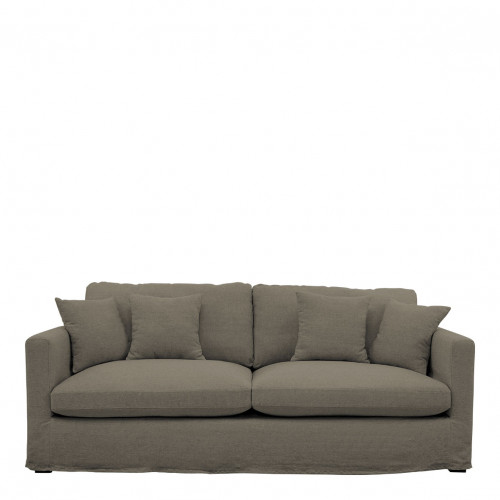ANGIE Sofa in linen - Taupe