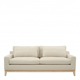 LÉONORE Sofa in mixed linen - Ecru