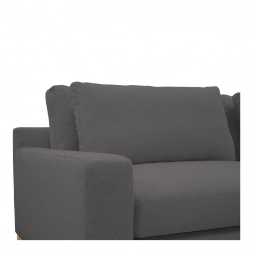 LÉONORE Sofa in Linen - Dark Gray