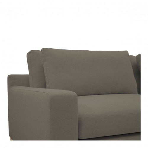 LÉONORE Linen Sofa - Taupe