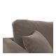 Fauteuil ANGIE en velours - Taupe