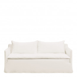 GABRIEL sofa in linen - White