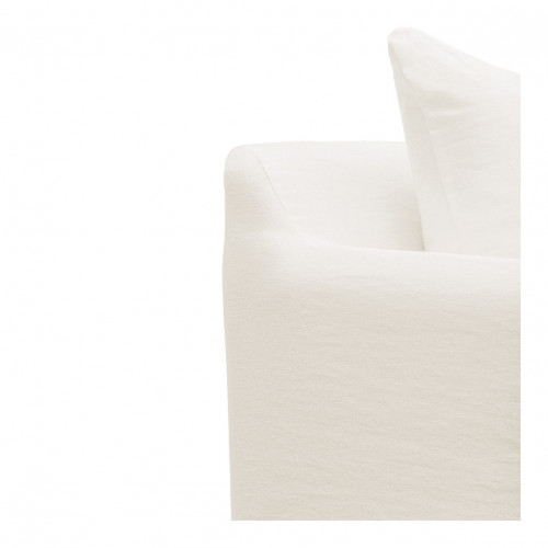 GABRIEL sofa in linen - White