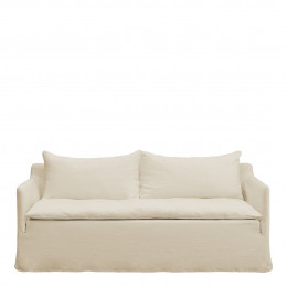 GABRIEL sofa in mixed linen - Ecru