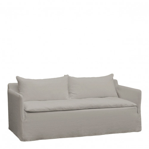GABRIEL Sofa in linen blend - Light gray