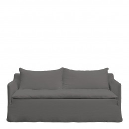 GABRIEL Sofa in linen - Dark gray