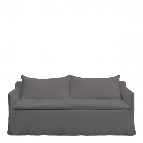 GABRIEL Sofa in linen - Dark gray