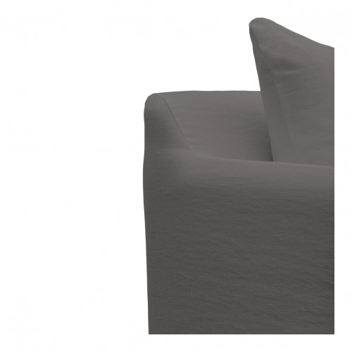 GABRIEL Sofa in linen - Dark gray