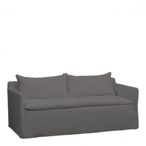 GABRIEL Sofa in linen - Dark gray