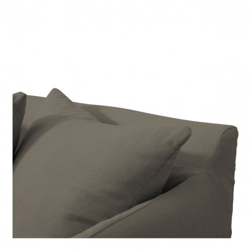 GABRIEL Armchair in linen - Taupe