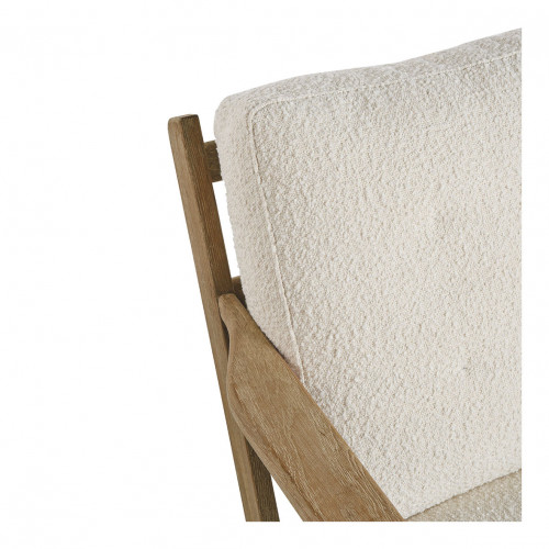 Fauteuil JULES en bouclette - Crème Fauteuil JULES en bouclette - Crème
