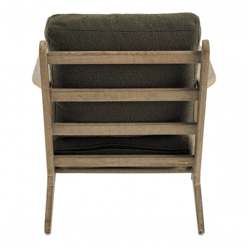Fauteuil JULES en bouclette - Kaki Fauteuil JULES en bouclette - Kaki
