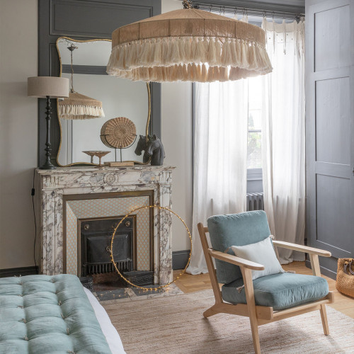 Pied de lampe SIMON en métal noir mat - ø 15 x 62 cm Pied de lampe SIMON en métal noir mat - ø 15 x 62 cm