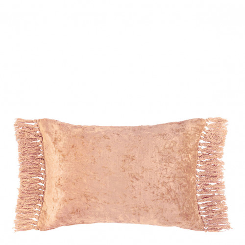 PAULA Cushion Cover in Iridescent Velvet - Pink - 60 x 40 cm