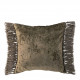 Housse de coussin PAULA en velours irisé - Taupe - 50 x 50 cm