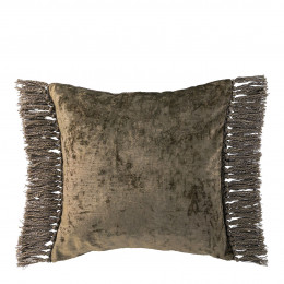 PAULA Cushion Cover in Iridescent Velvet - Taupe - 50 x 50 cm
